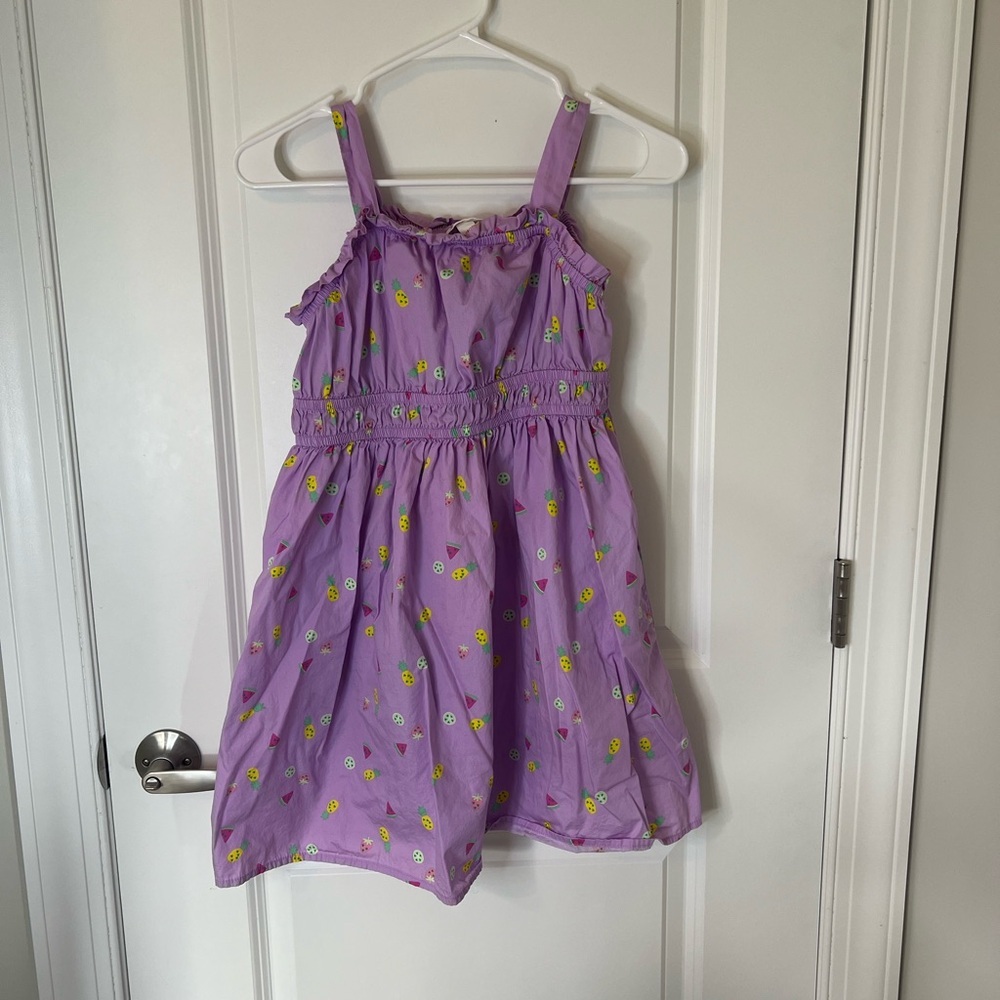 Jack & Cat Fruit Print Girls Sundress